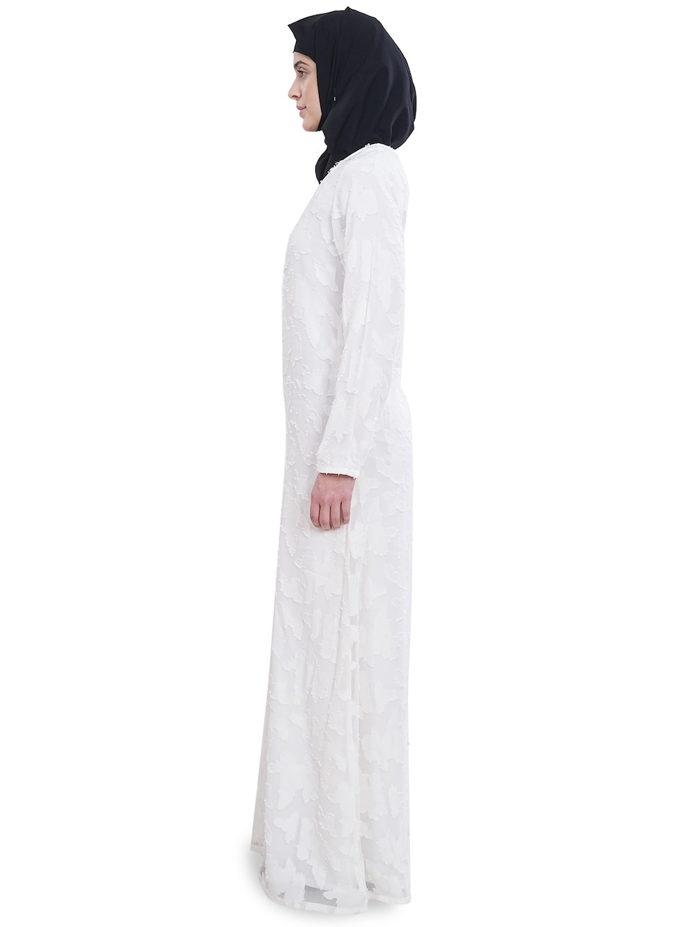 Printed Brasso Georgette Dual Layer Abaya AYG-054