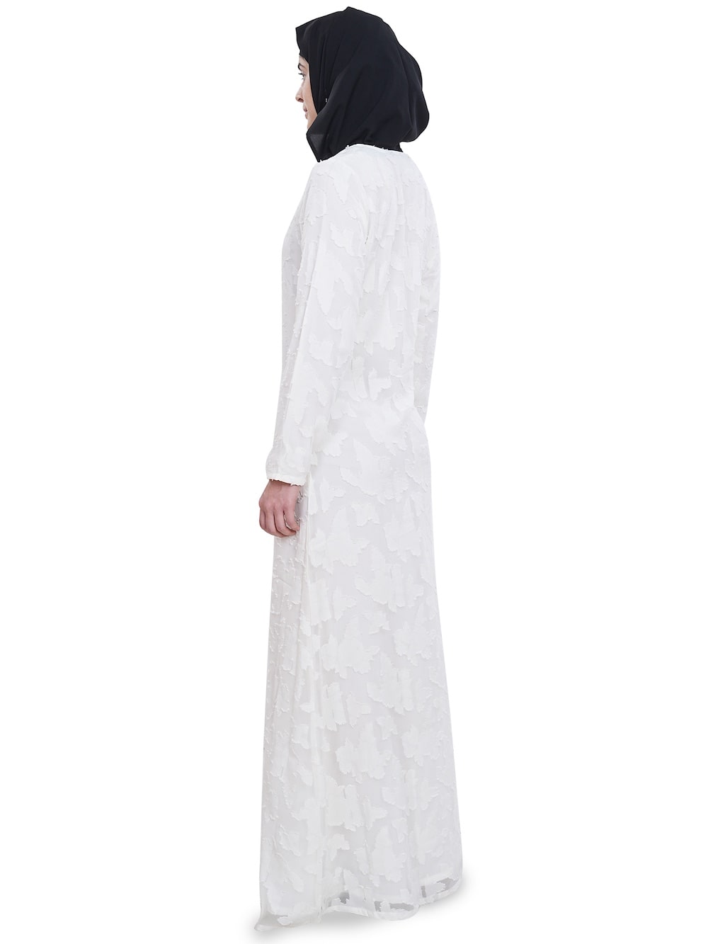 Printed Brasso Georgette Dual Layer Abaya AYG-054