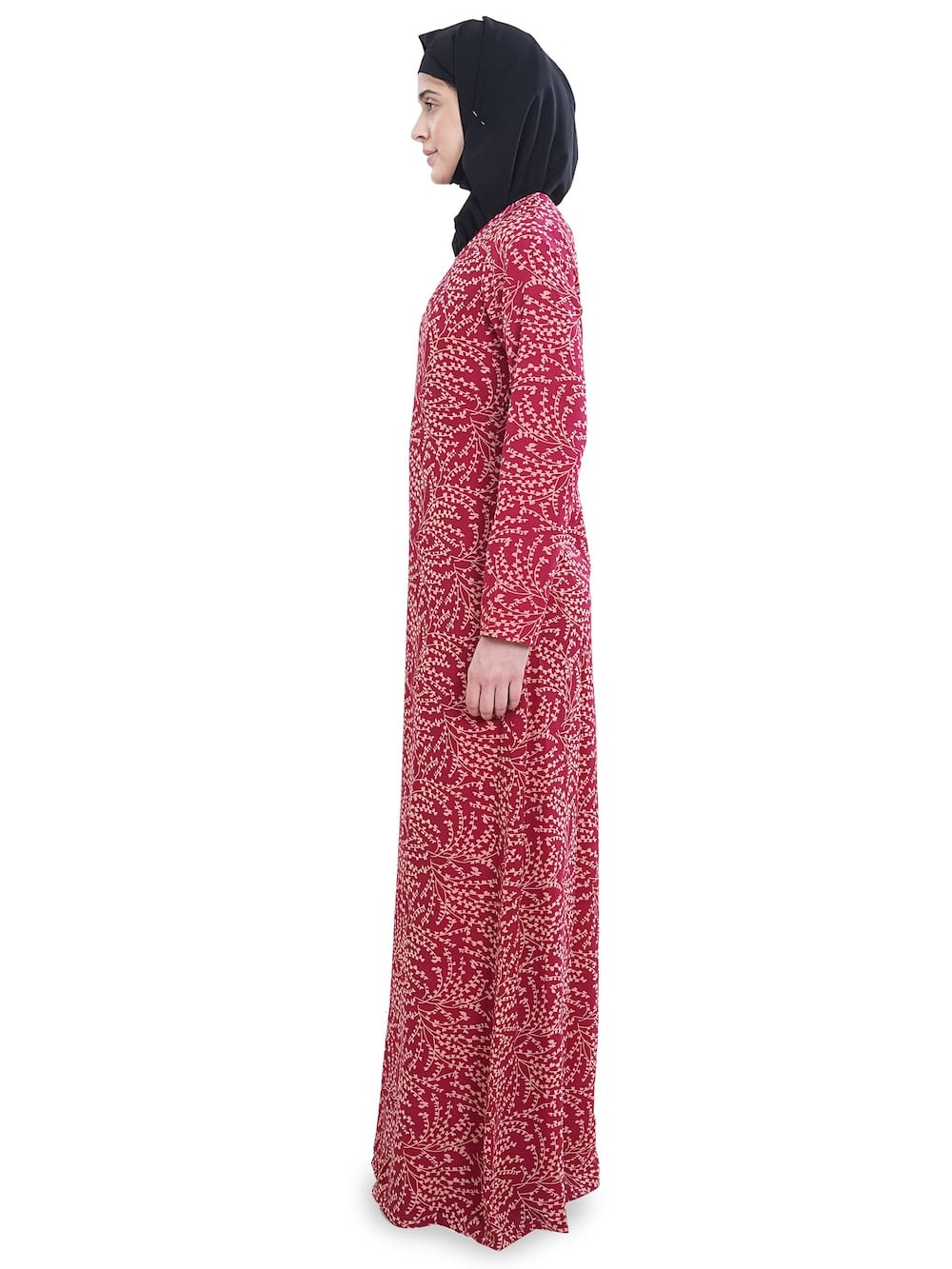 Printed Georgette Dual Layer Abaya AYG-055