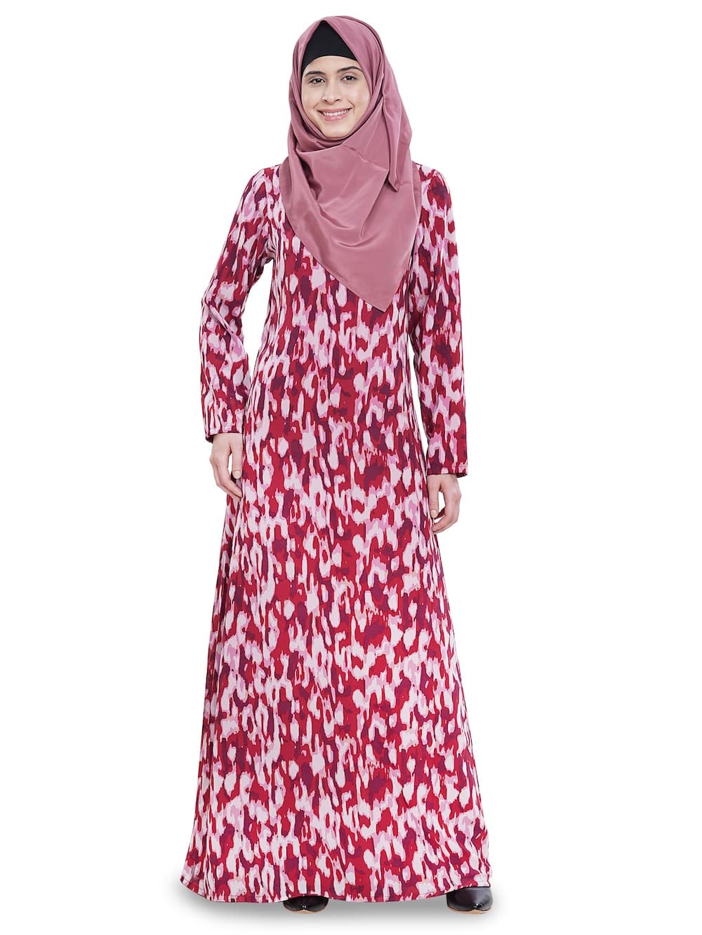 Printed Georgette Dual Layer Abaya AYG-057