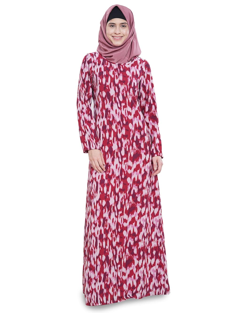Printed Georgette Dual Layer Abaya AYG-057