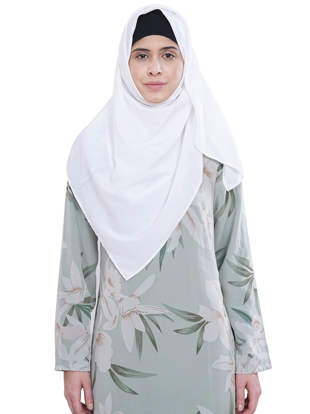 Printed Georgette Dual Layer Abaya AYG-060
