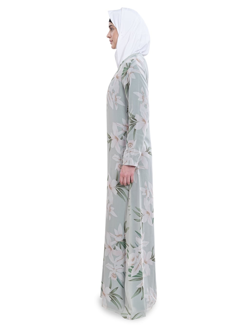 Printed Georgette Dual Layer Abaya AYG-060