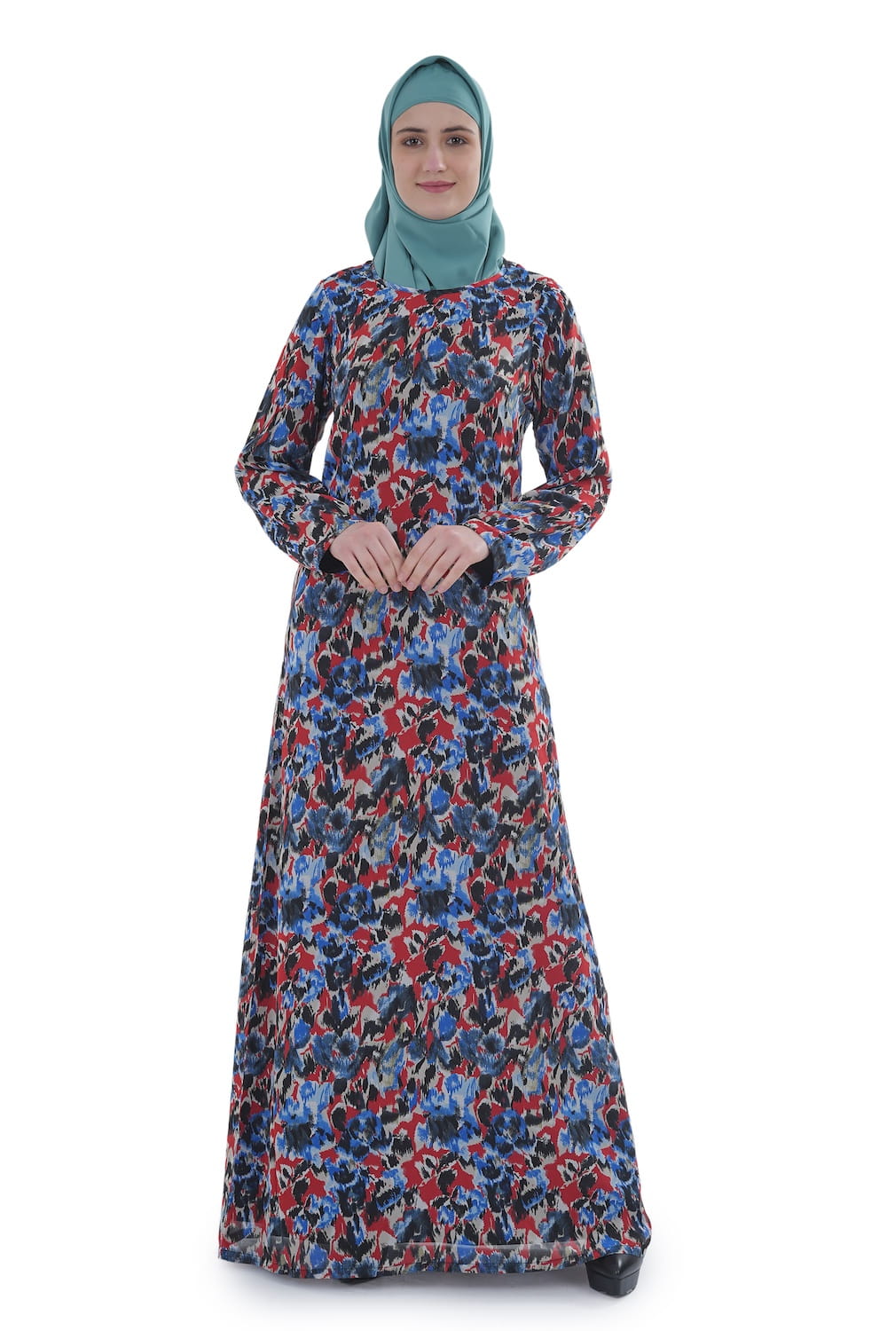 Printed Georgette Dual Layer Abaya AYG-069