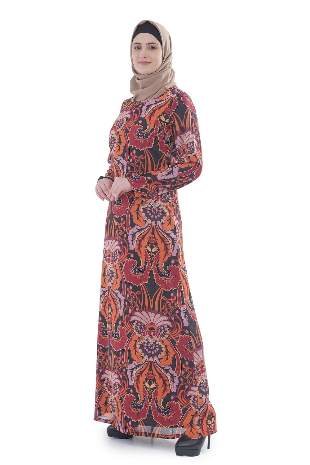 Printed Georgette Dual Layer Abaya AYG-074