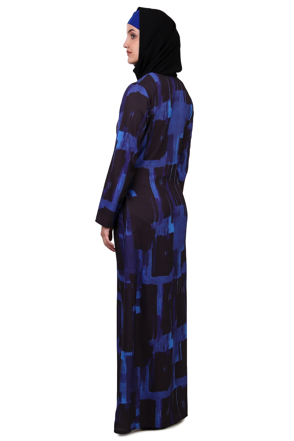 Printed Crepe Abaya AYP-408