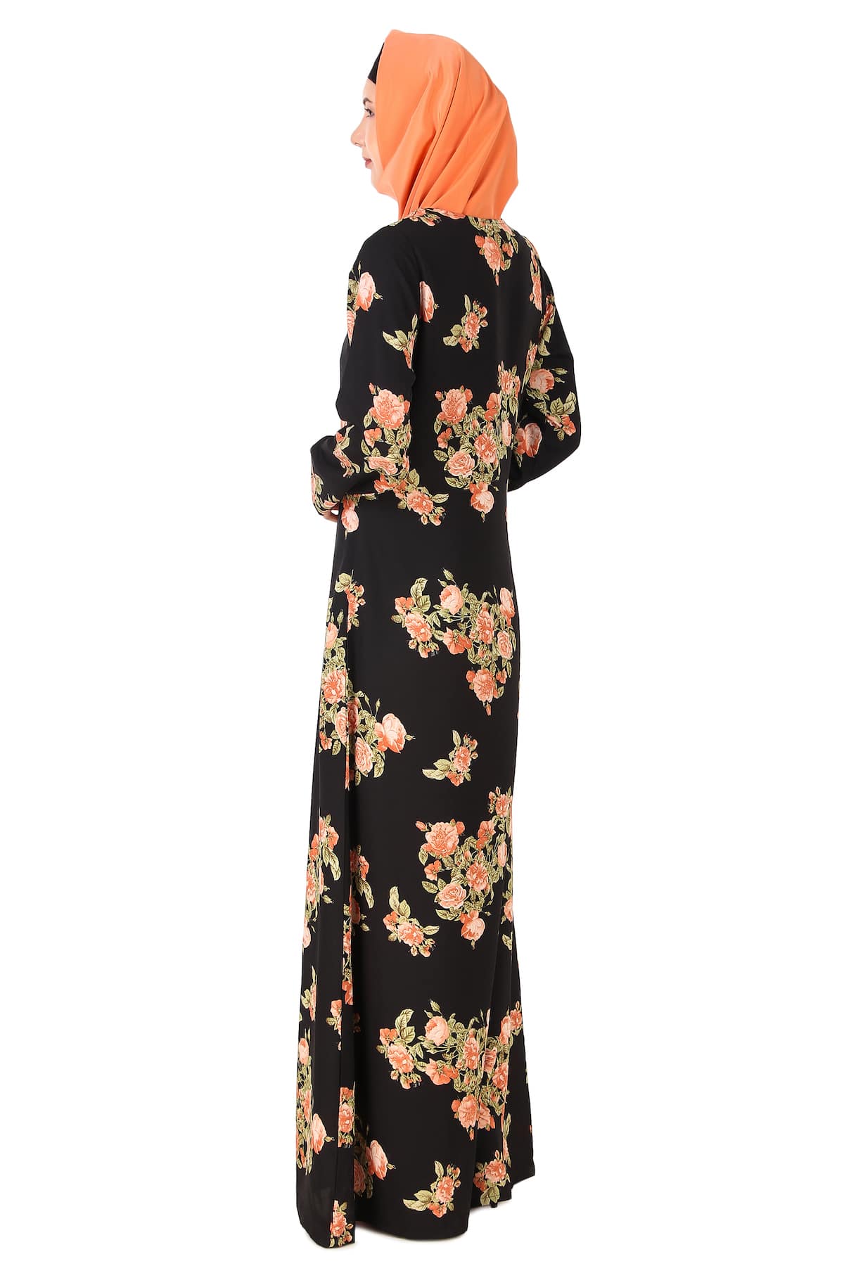 Printed Crepe Abaya AYP-416