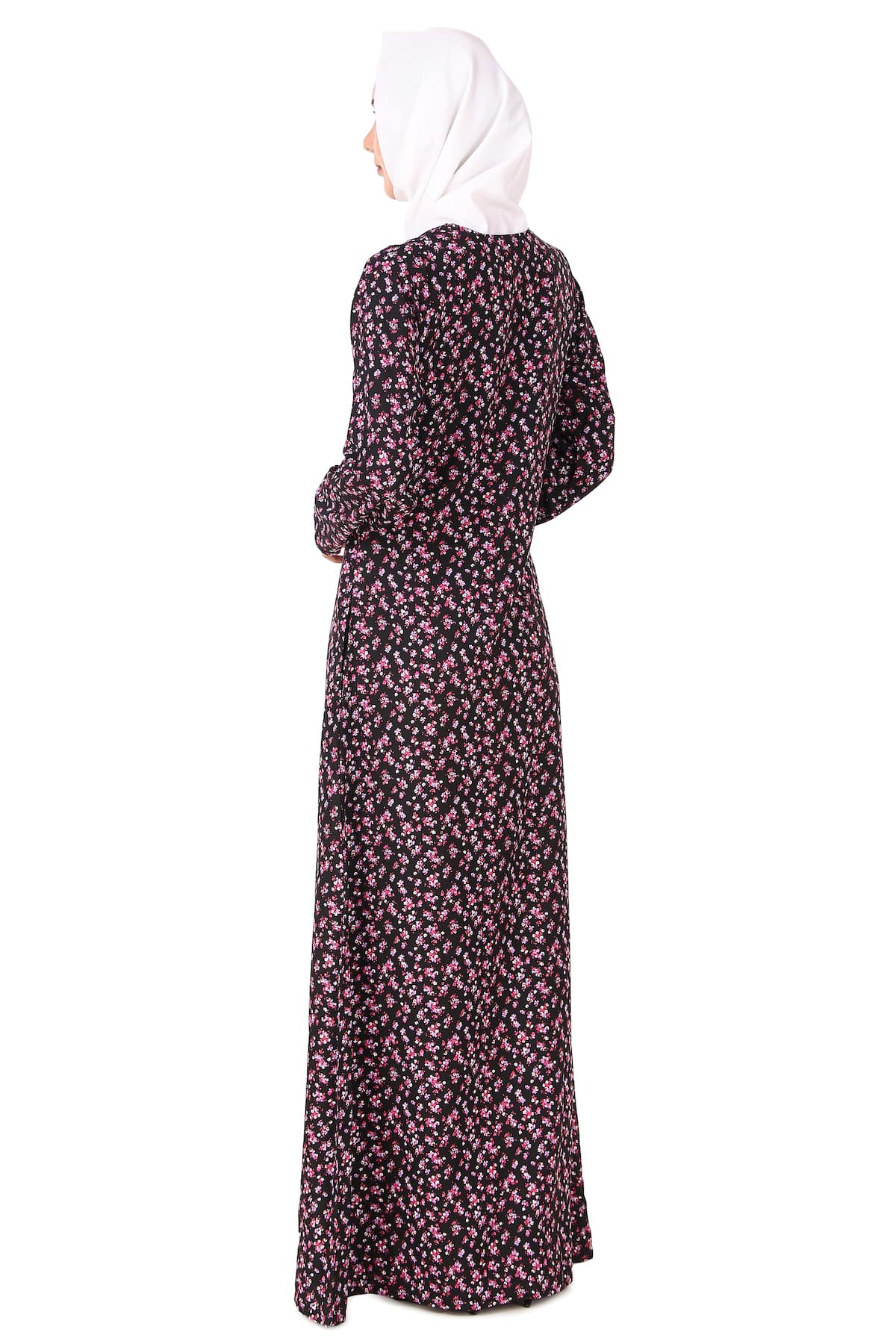 Printed Crepe Abaya AYP-417