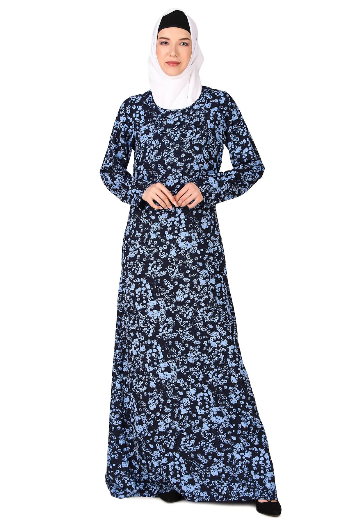Printed Crepe Abaya AYP-420