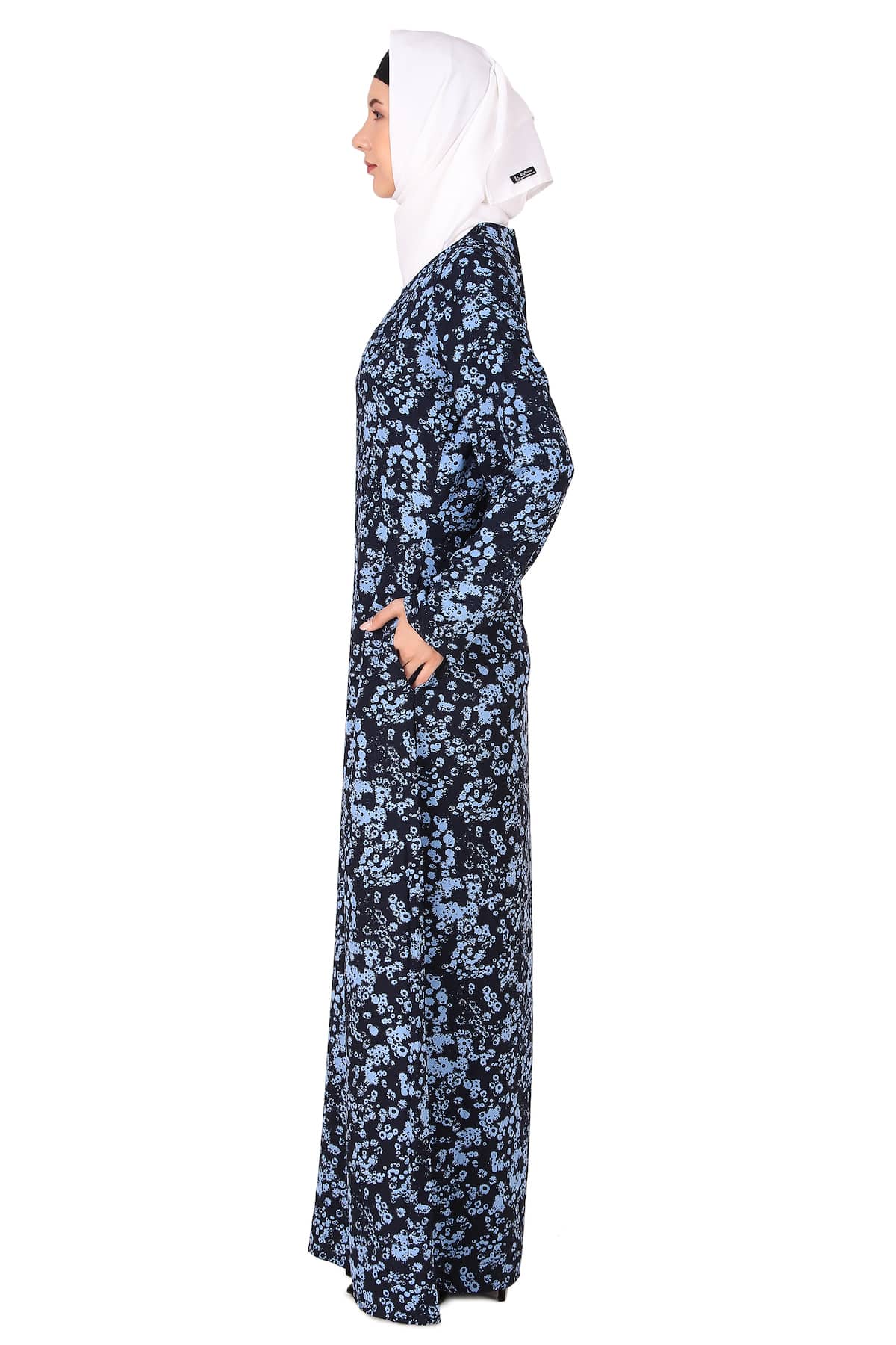 Printed Crepe Abaya AYP-420