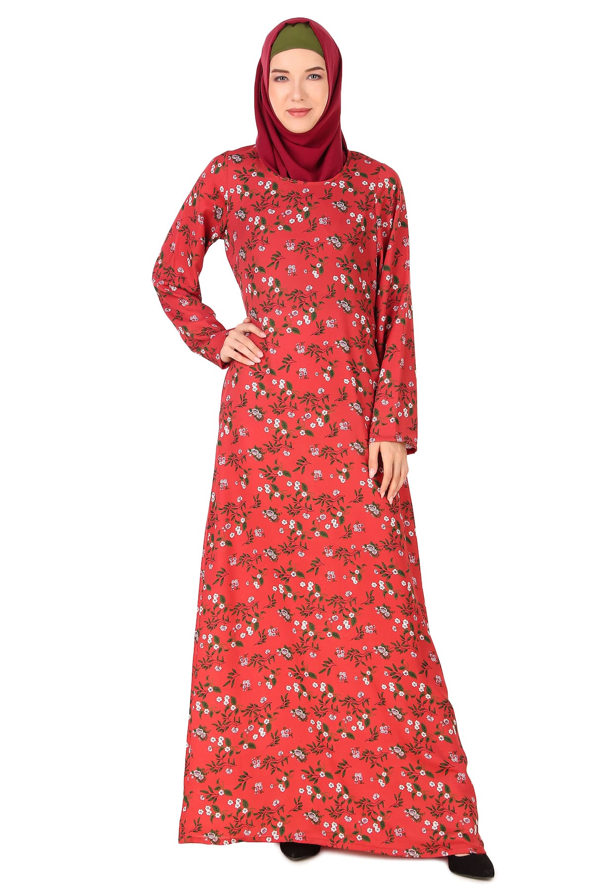 Printed Crepe Abaya AYP-421