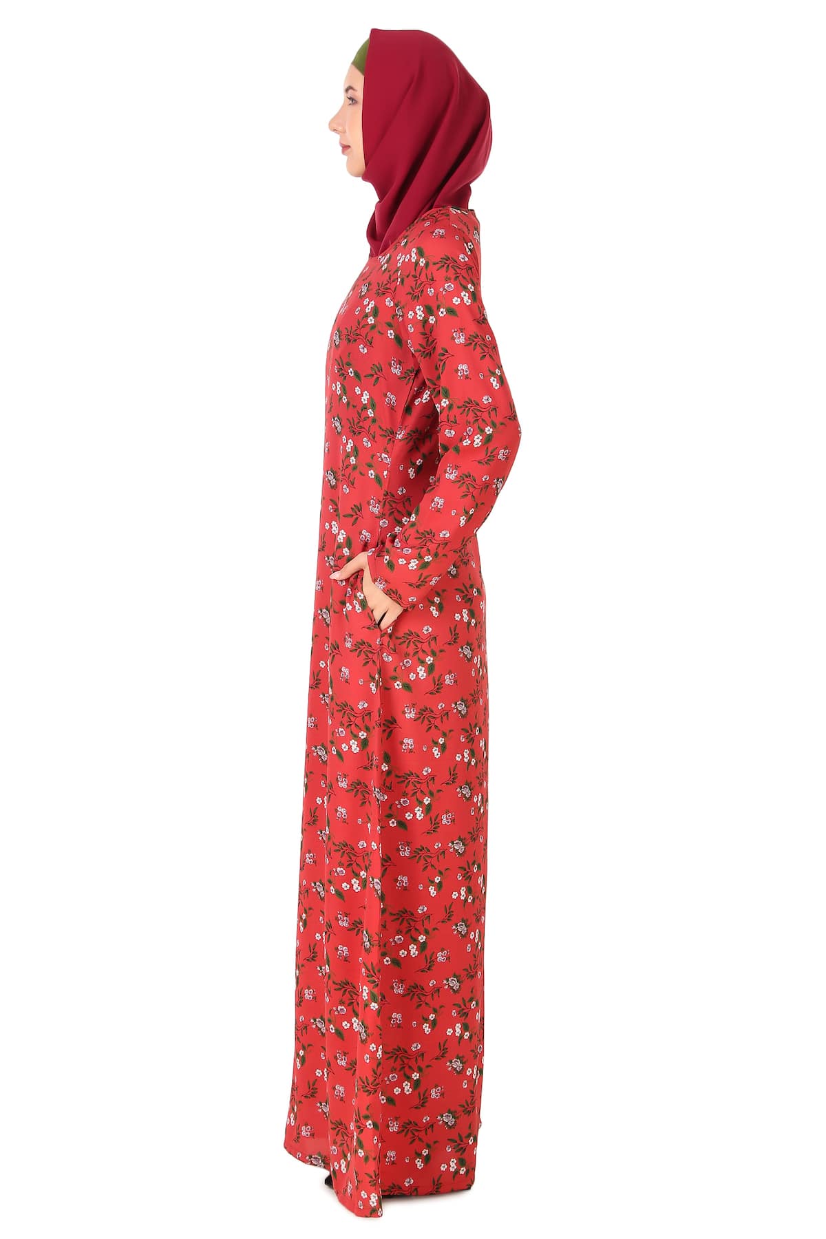 Printed Crepe Abaya AYP-421