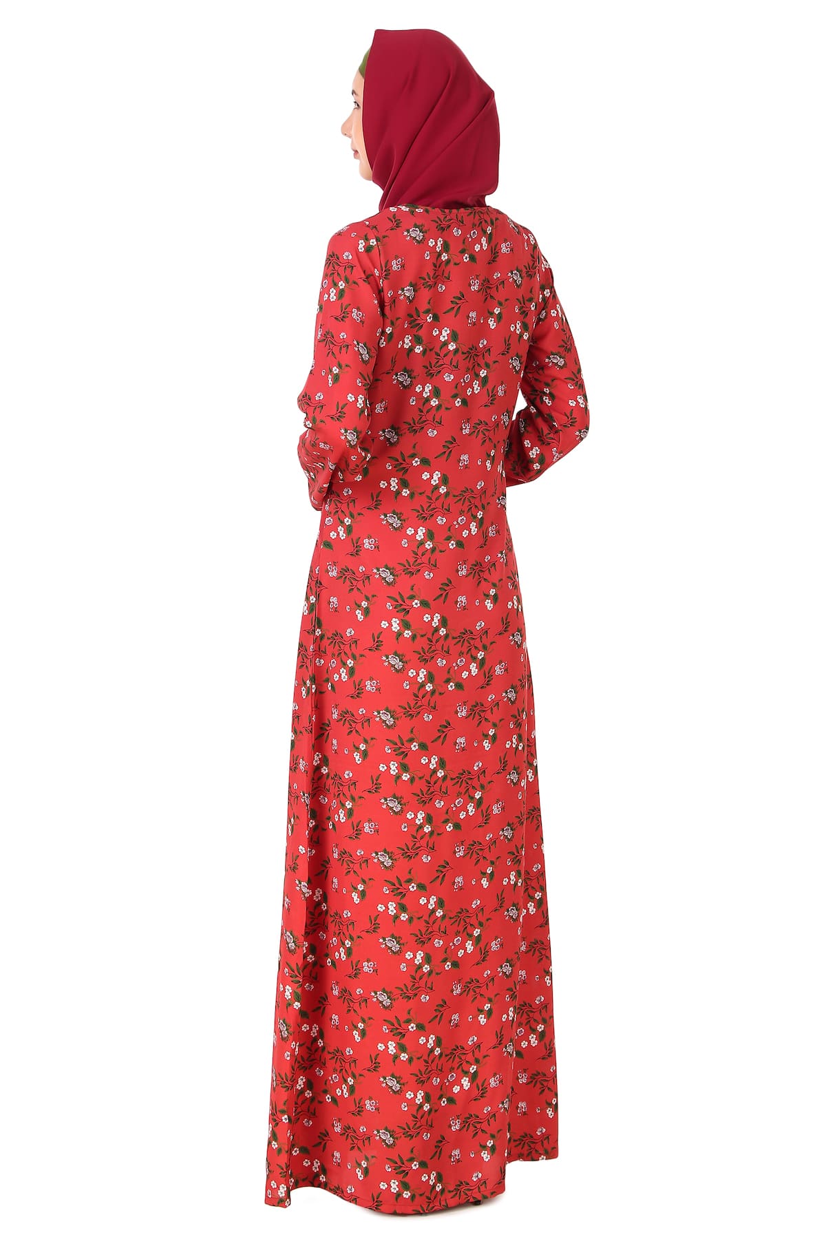 Printed Crepe Abaya AYP-421