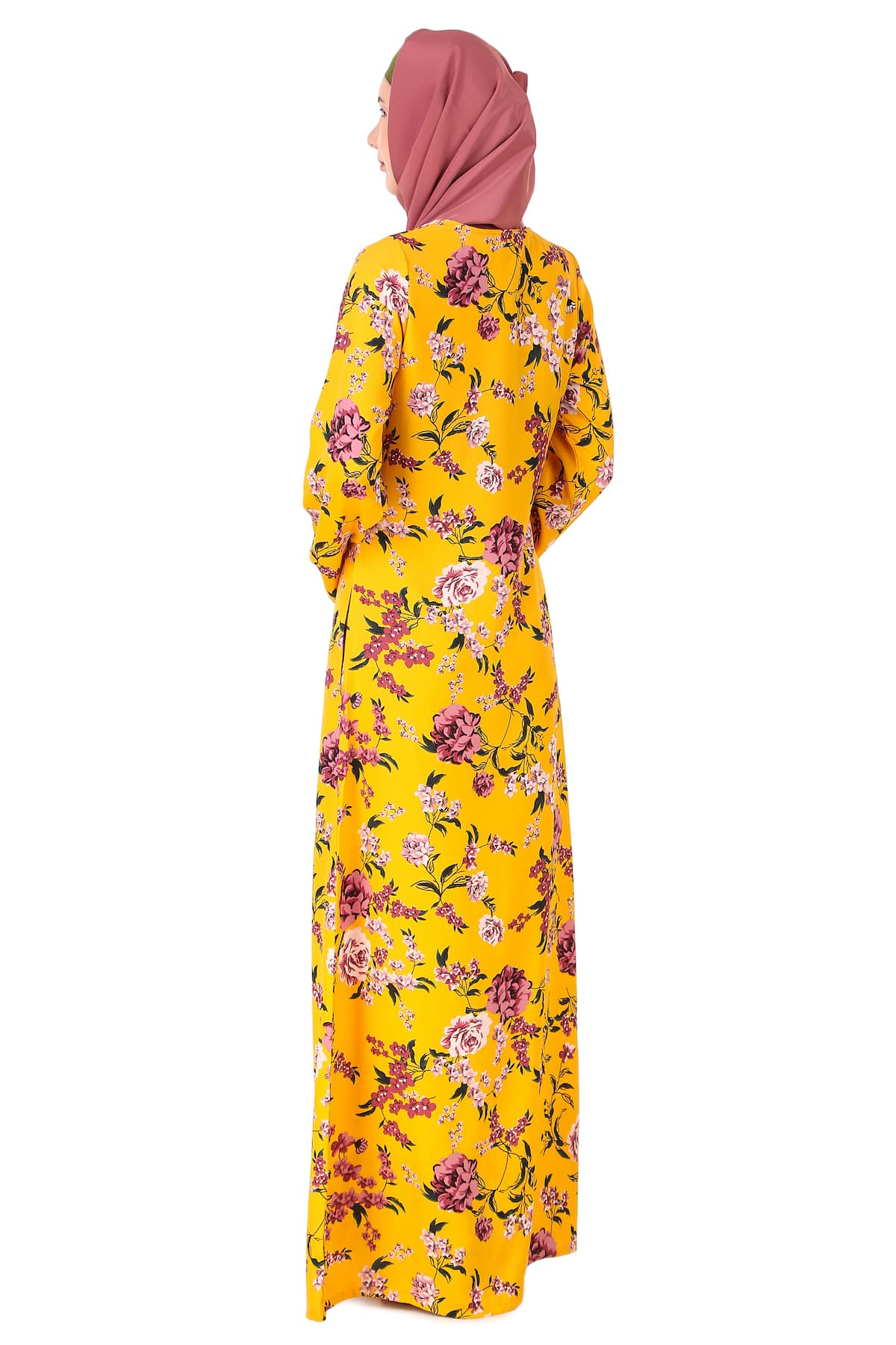 Printed Crepe Abaya AYP-423