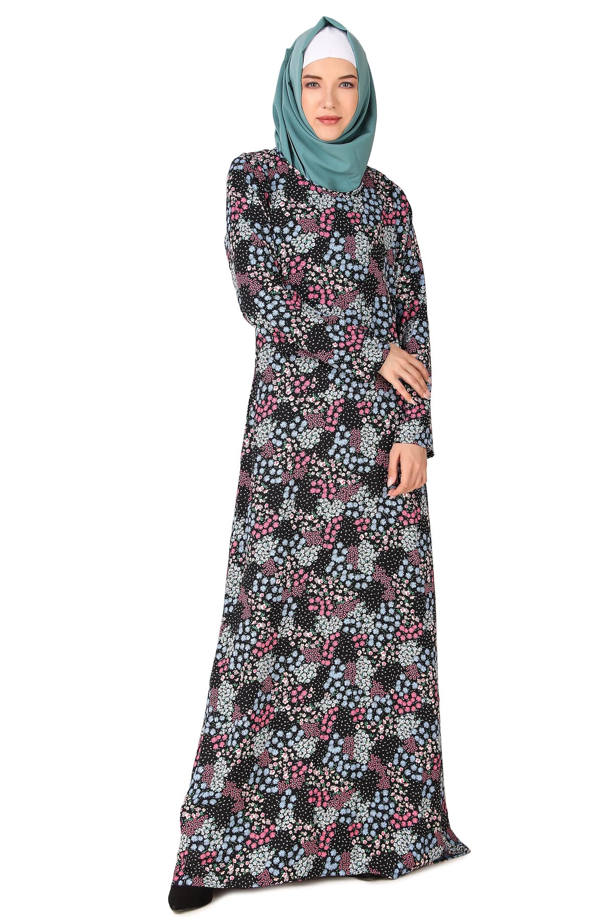 Printed Crepe Abaya AYP-426