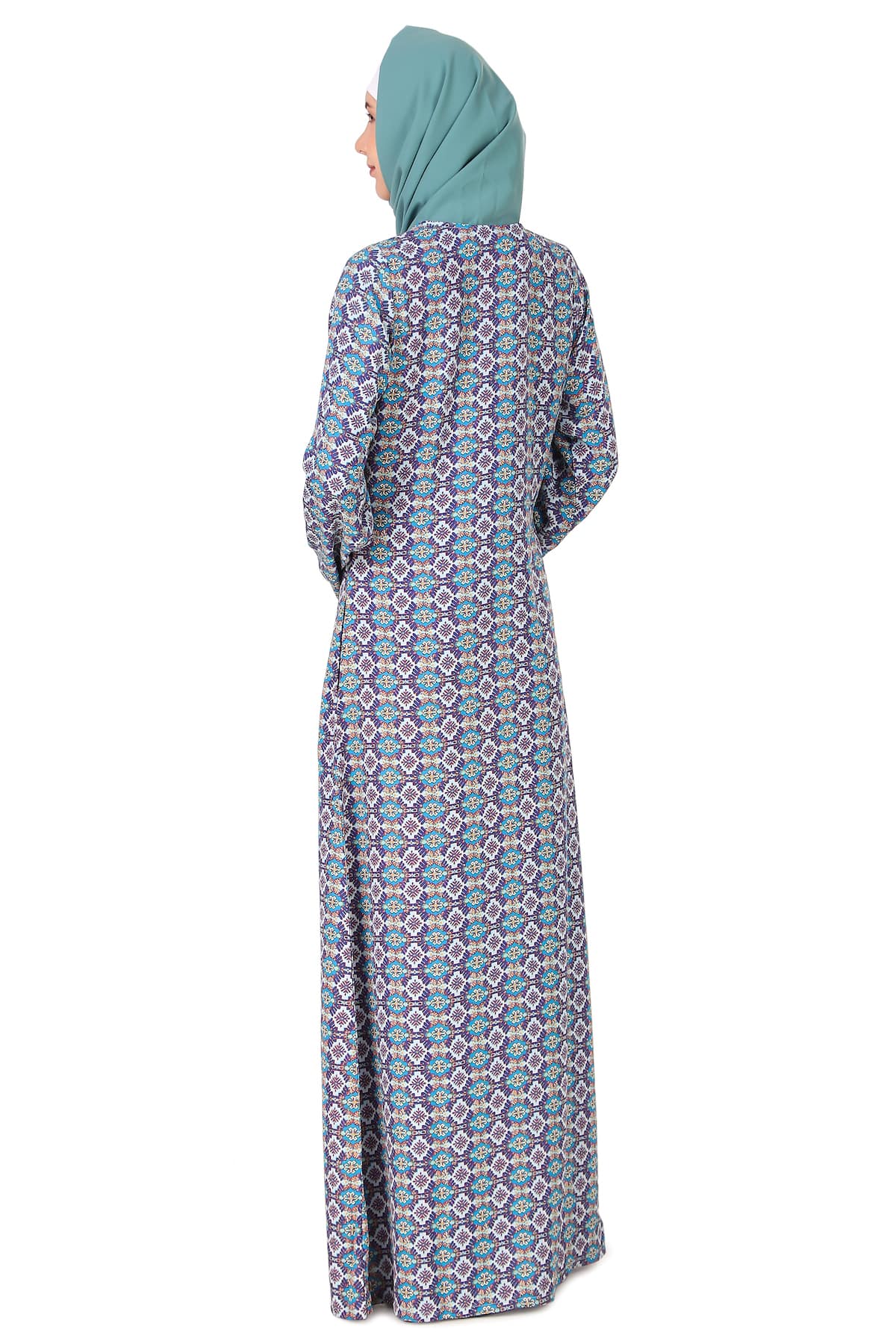 Printed Crepe Abaya AYP-428