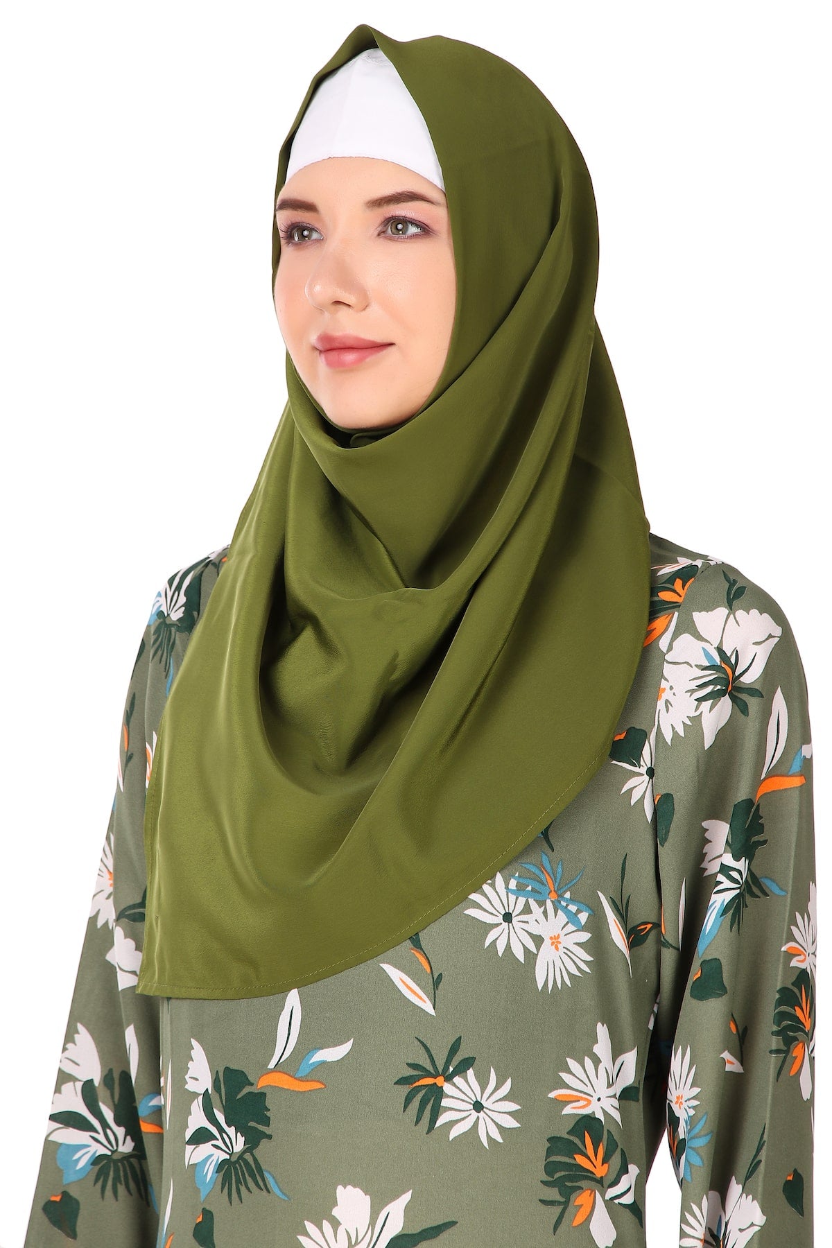 Printed Crepe Abaya AYP-433