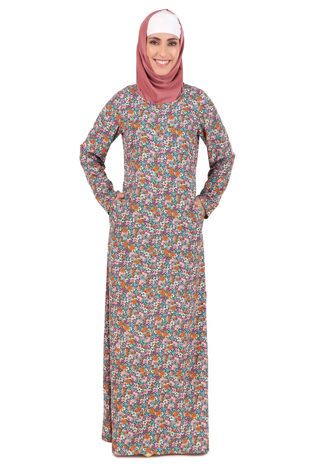 Printed Crepe Abaya AYP-441