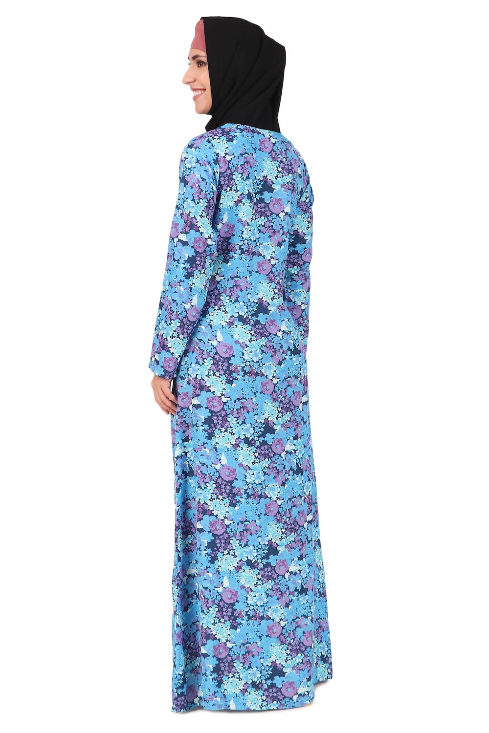 Printed Crepe Abaya AYP-443
