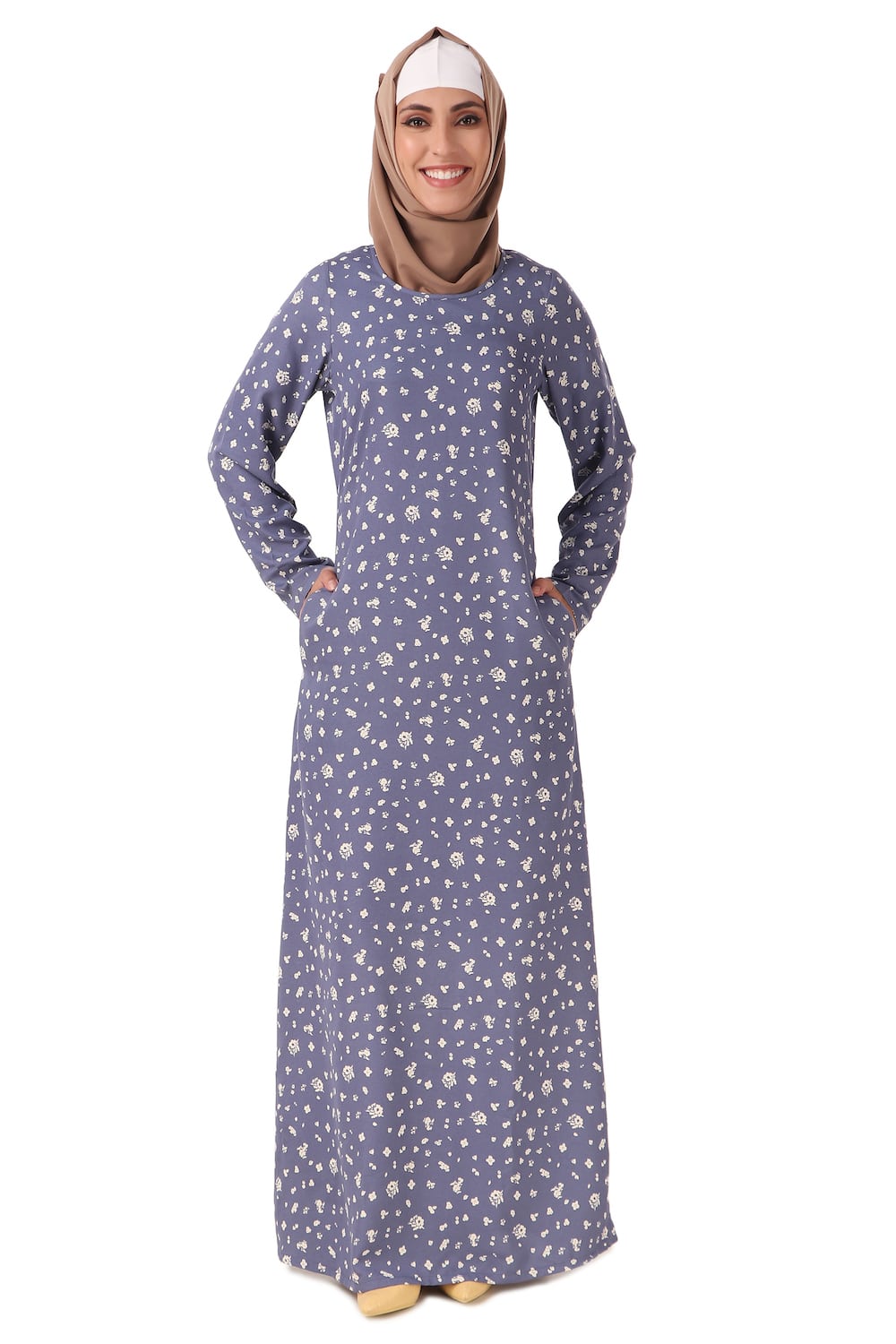 Printed Crepe Abaya AYP-444