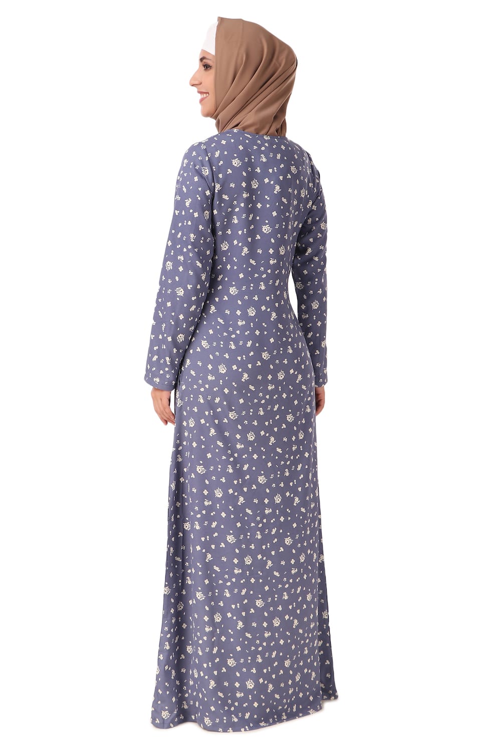 Printed Crepe Abaya AYP-444