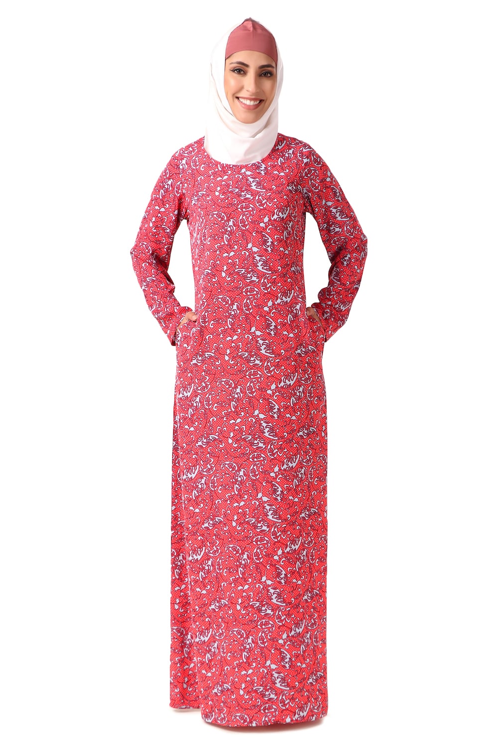 Printed Crepe Abaya AYP-447