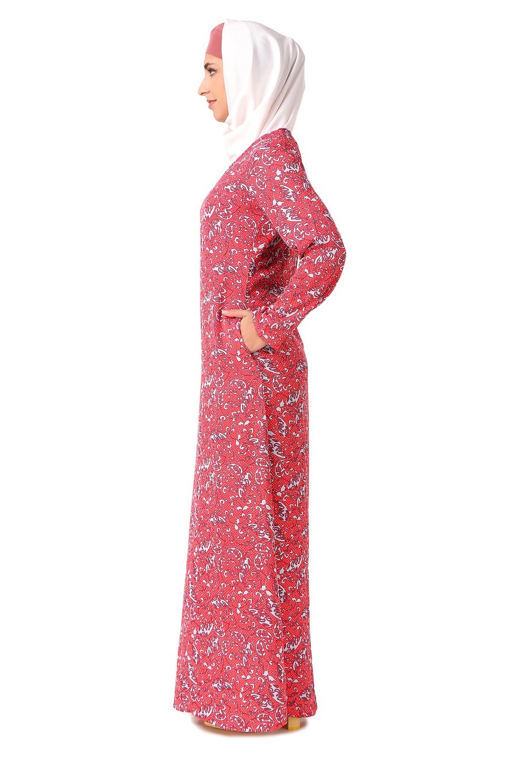 Printed Crepe Abaya AYP-447