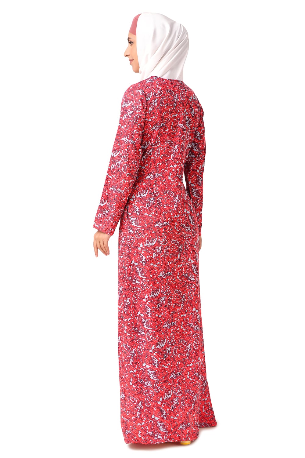 Printed Crepe Abaya AYP-447