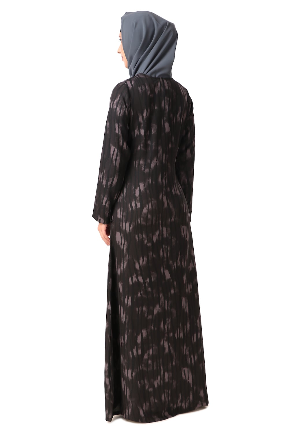 Printed Crepe Abaya AYP-448