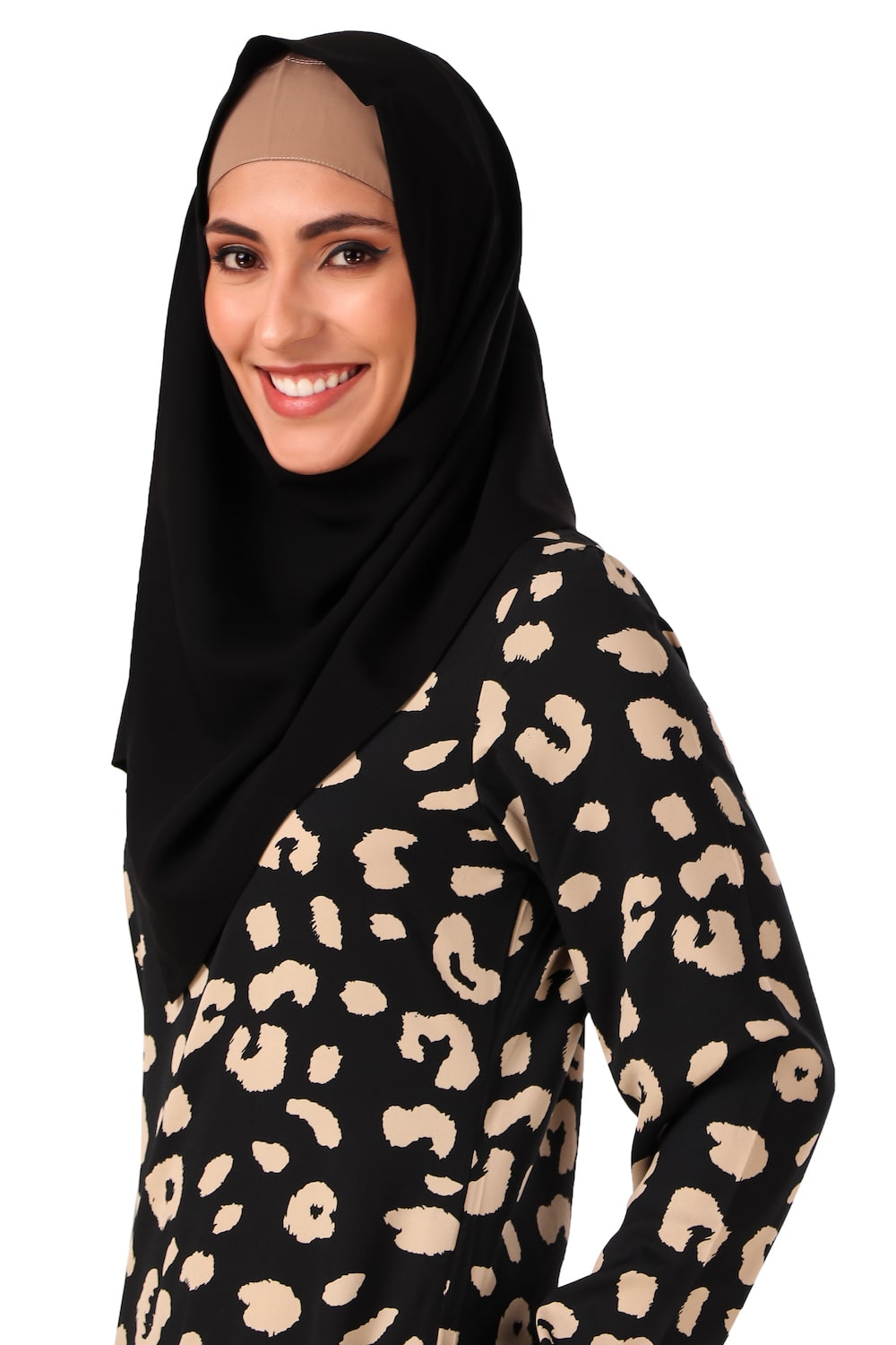 Printed Crepe Abaya AYP-450