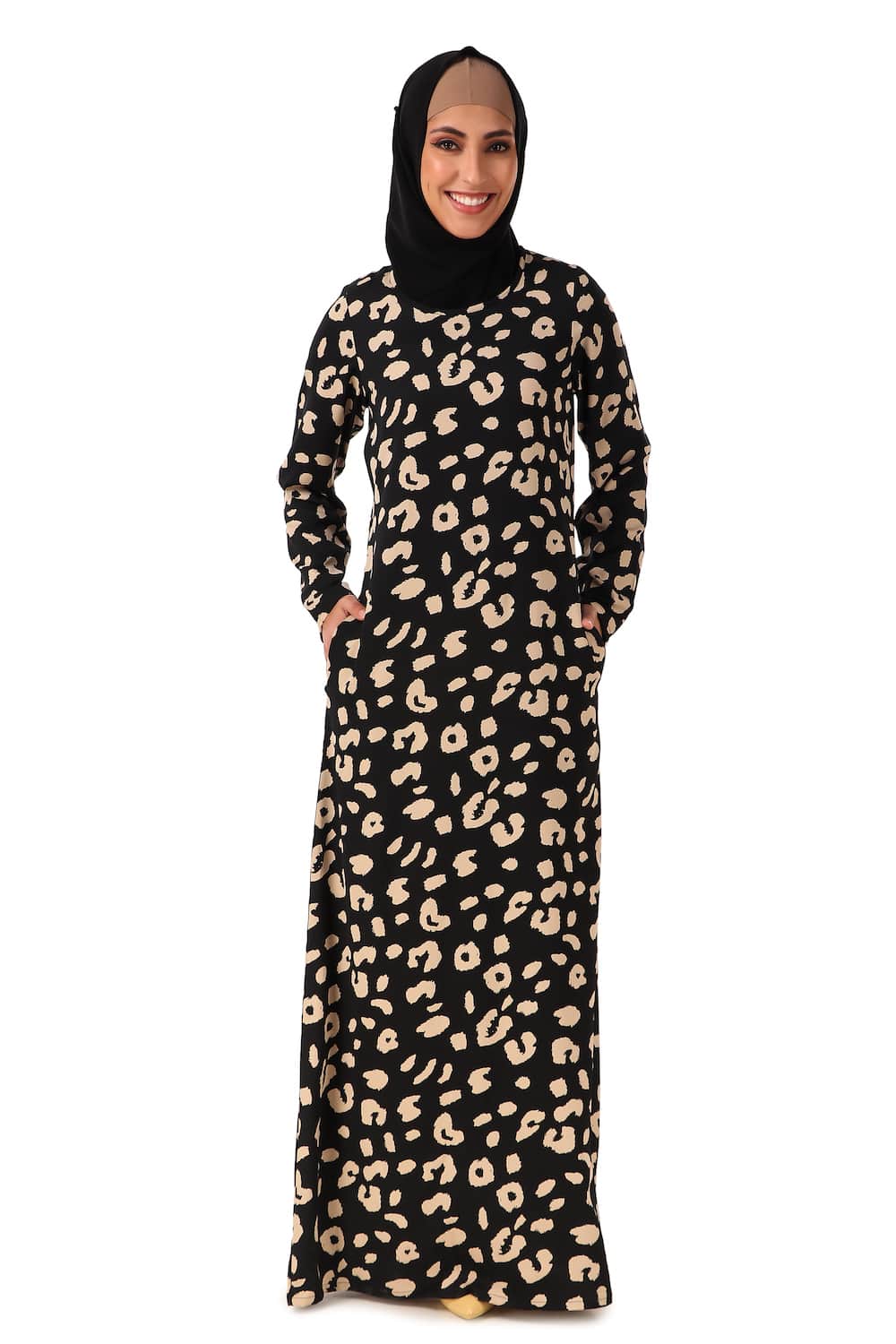 Printed Crepe Abaya AYP-450