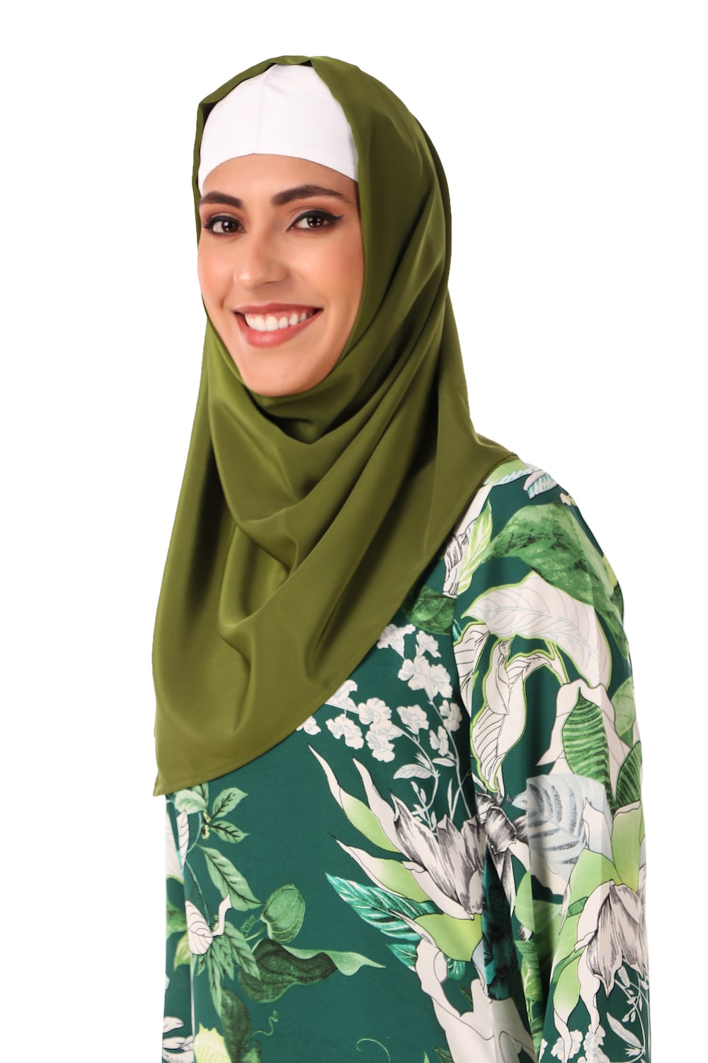 Printed Crepe Abaya AYP-452