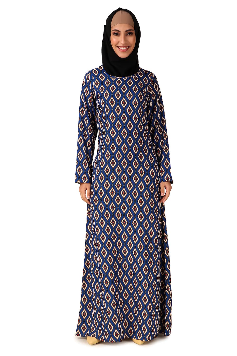 Printed Crepe Abaya AYP-453