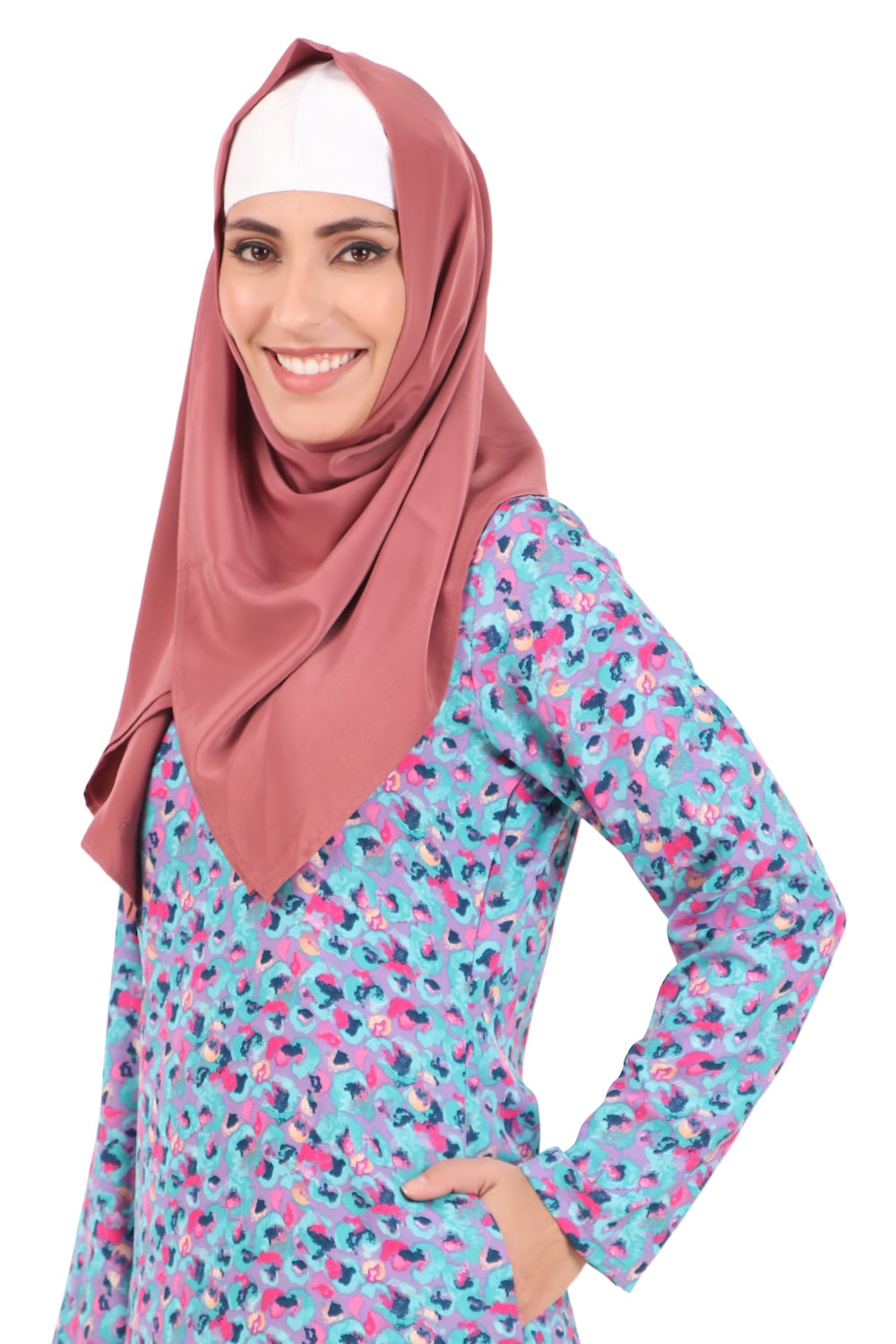 Printed Crepe Abaya AYP-454
