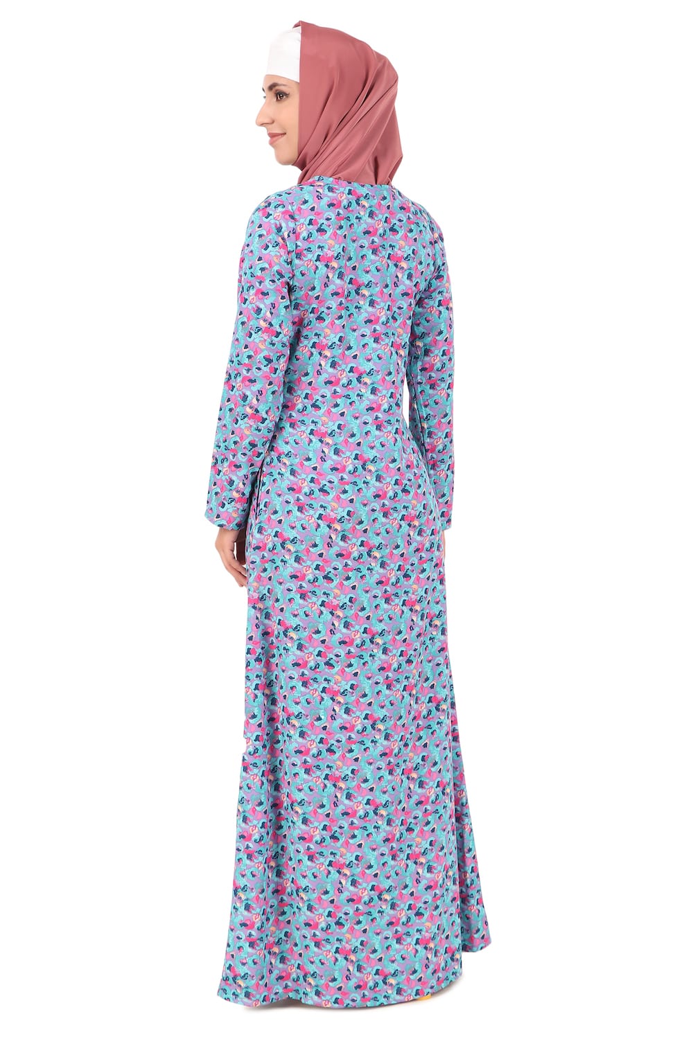 Printed Crepe Abaya AYP-454