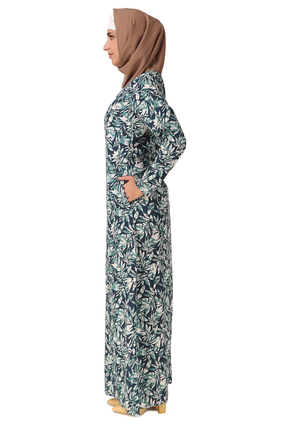 Printed Crepe Abaya AYP-456