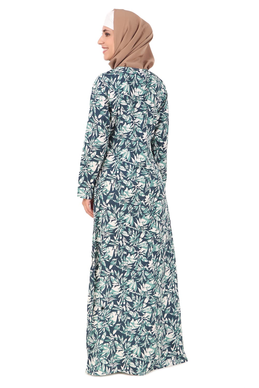Printed Crepe Abaya AYP-456