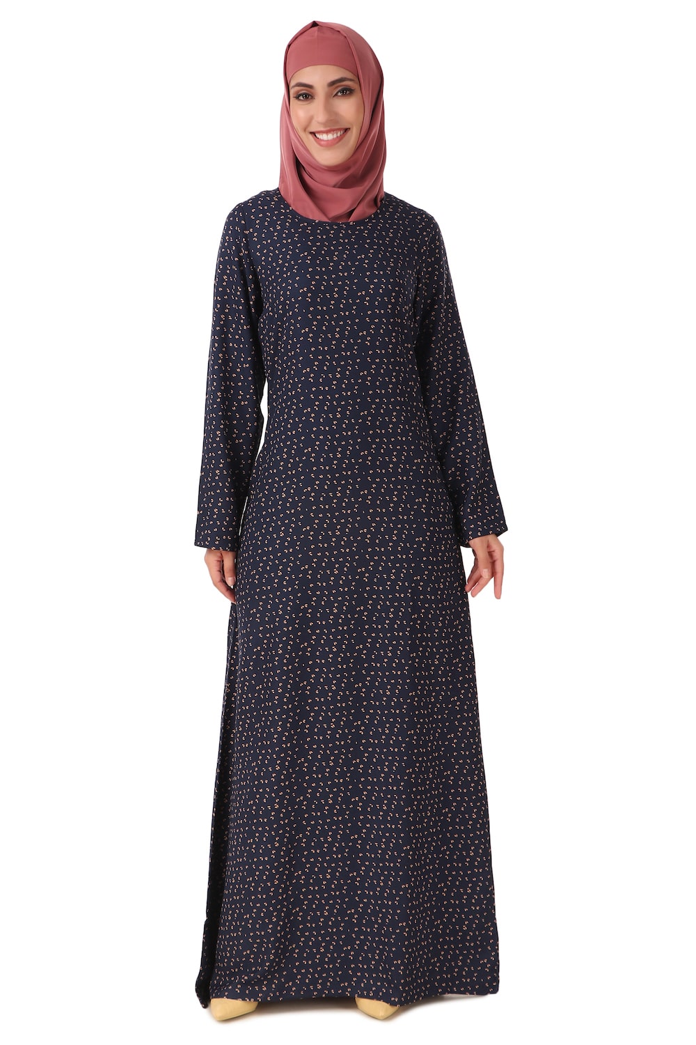 Printed Crepe Abaya AYP-457