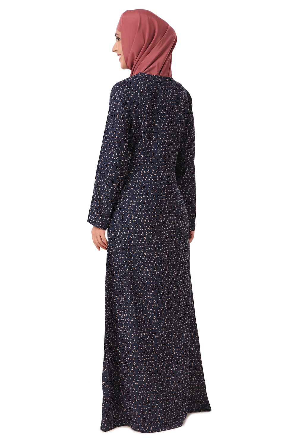 Printed Crepe Abaya AYP-457