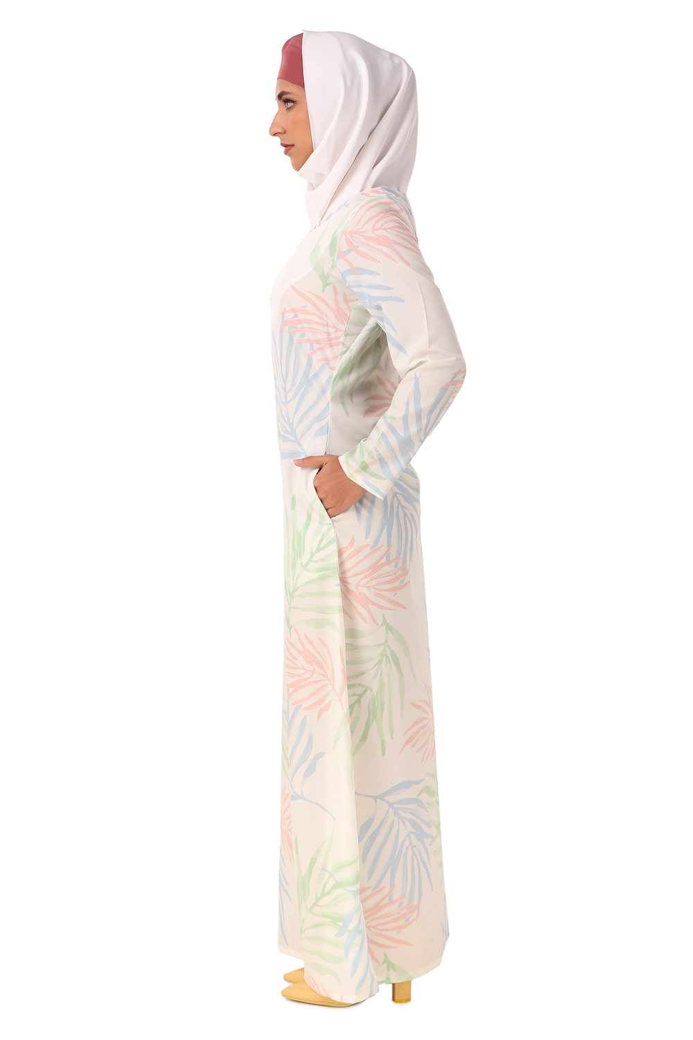 Printed Crepe Abaya AYP-460