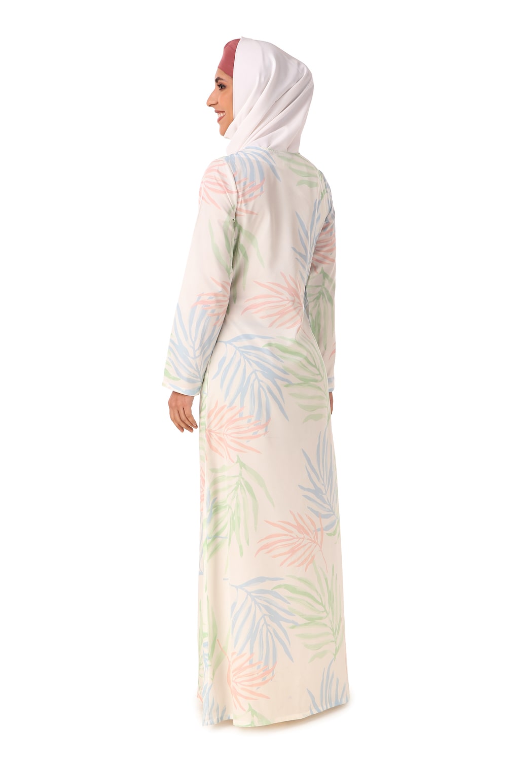 Printed Crepe Abaya AYP-460