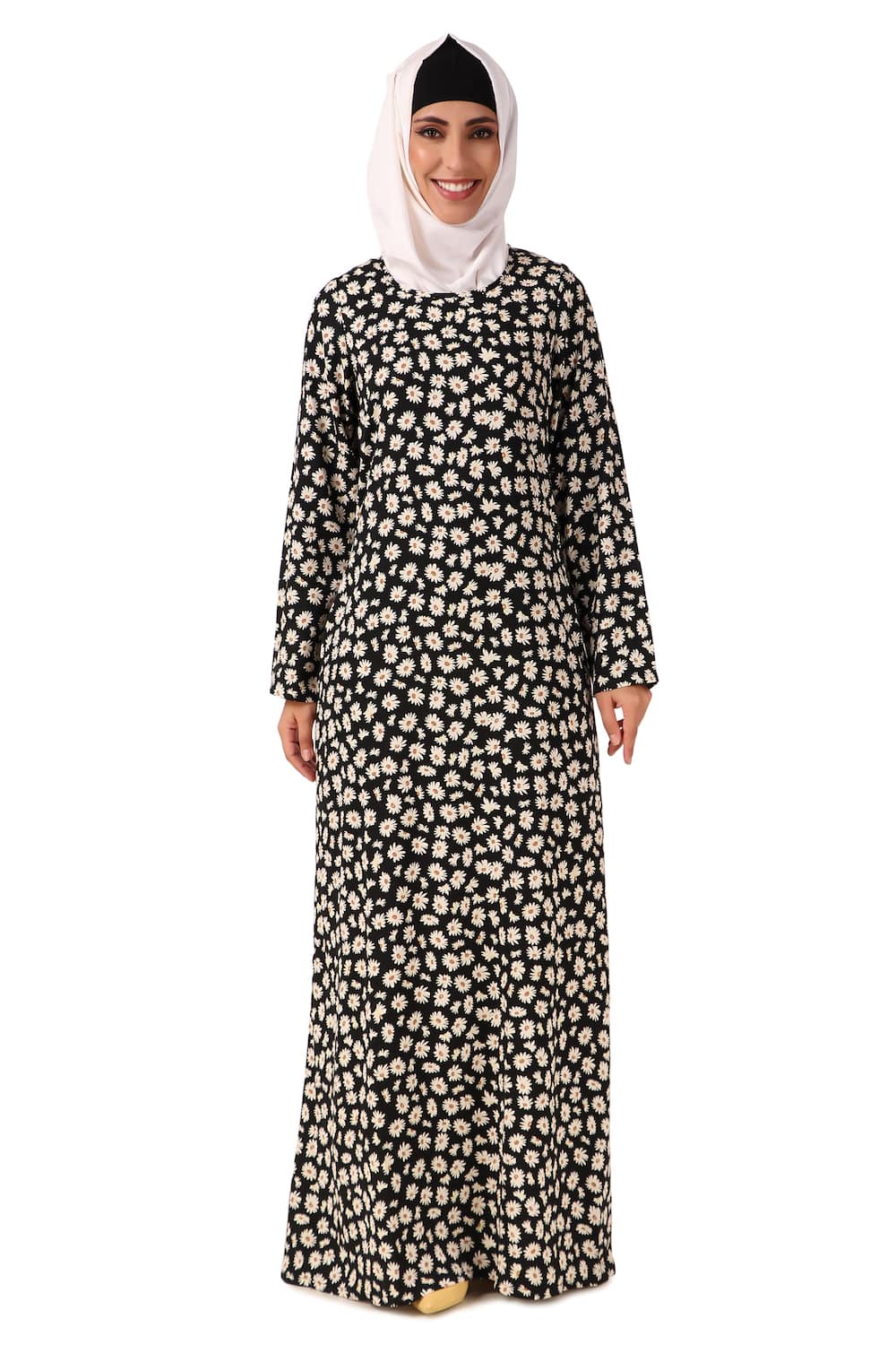 Printed Crepe Abaya AYP-463