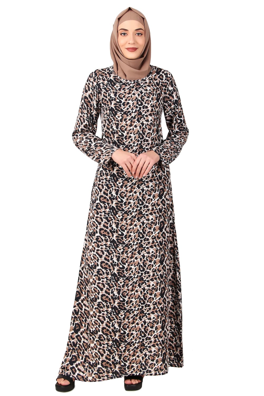 Printed Crepe Abaya AYP-465