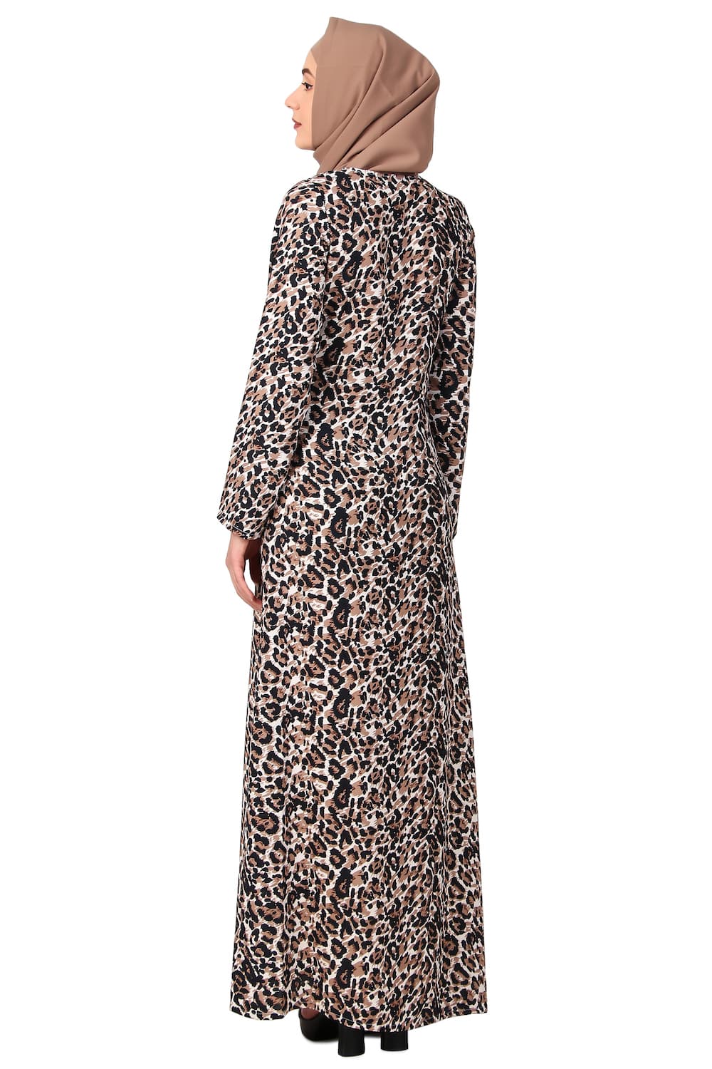 Printed Crepe Abaya AYP-465