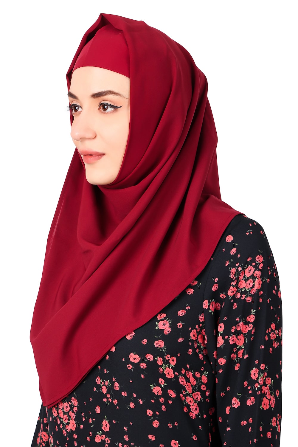 Printed Crepe Abaya AYP-466