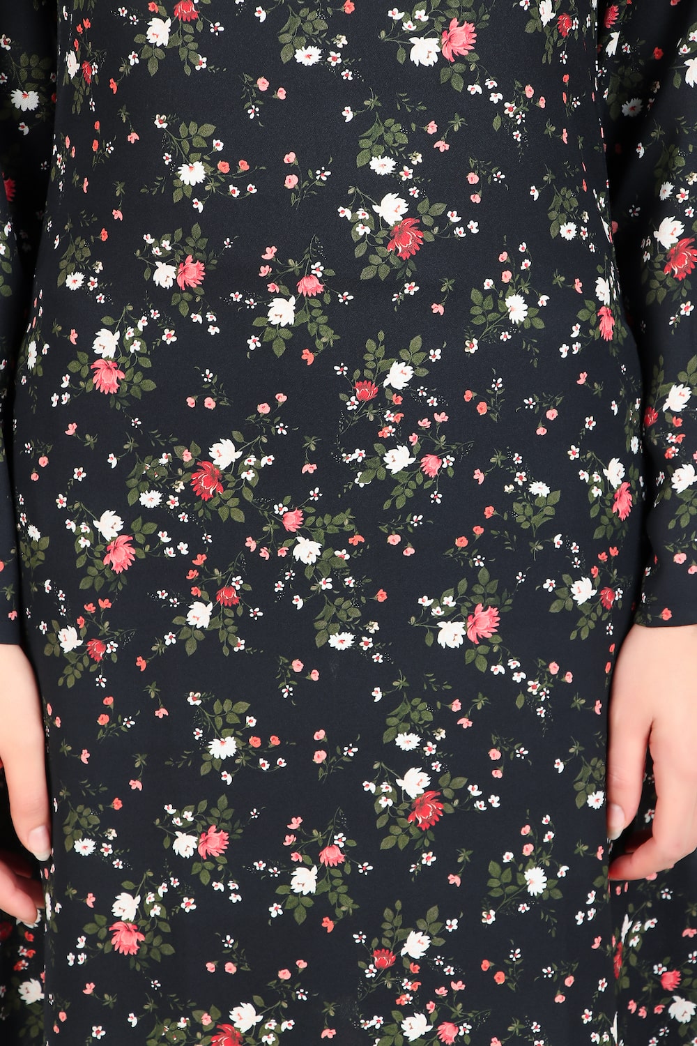 Printed Crepe Abaya AYP-467