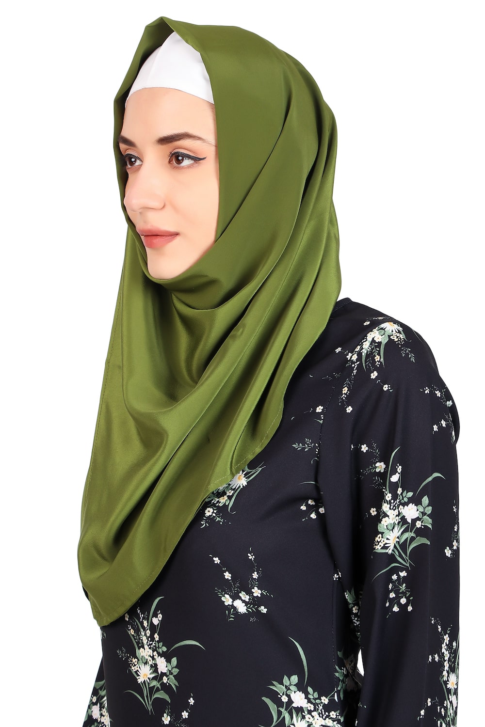 Printed Crepe Abaya AYP-471