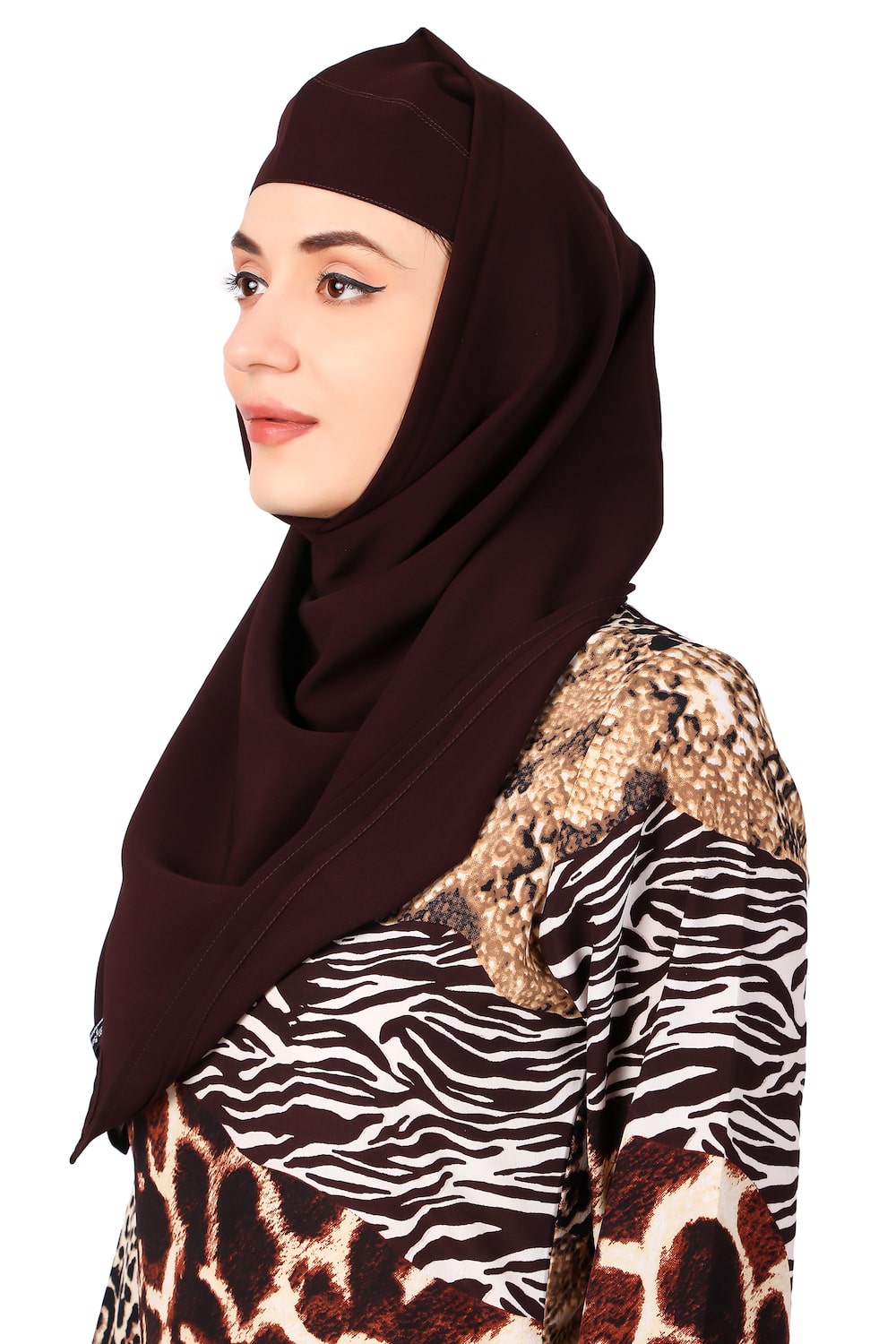 Printed Crepe Abaya AYP-473