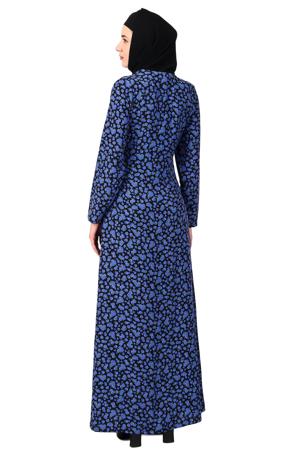Printed Crepe Abaya AYP-476