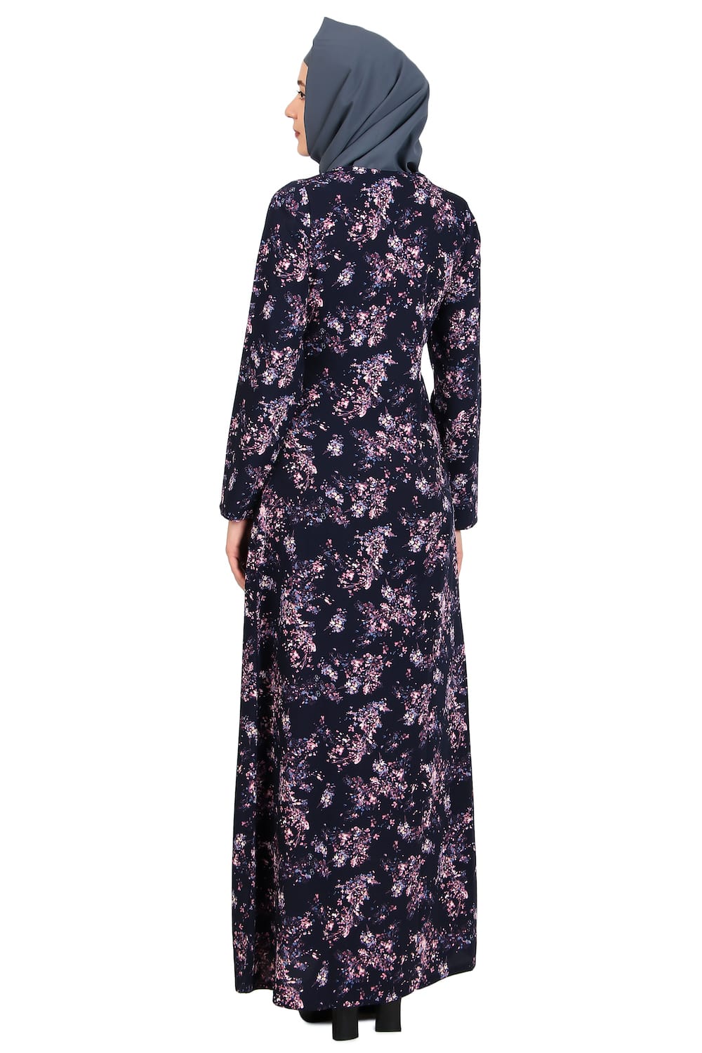 Printed Crepe Abaya AYP-477